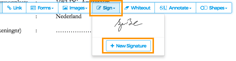 edit pdf signature free